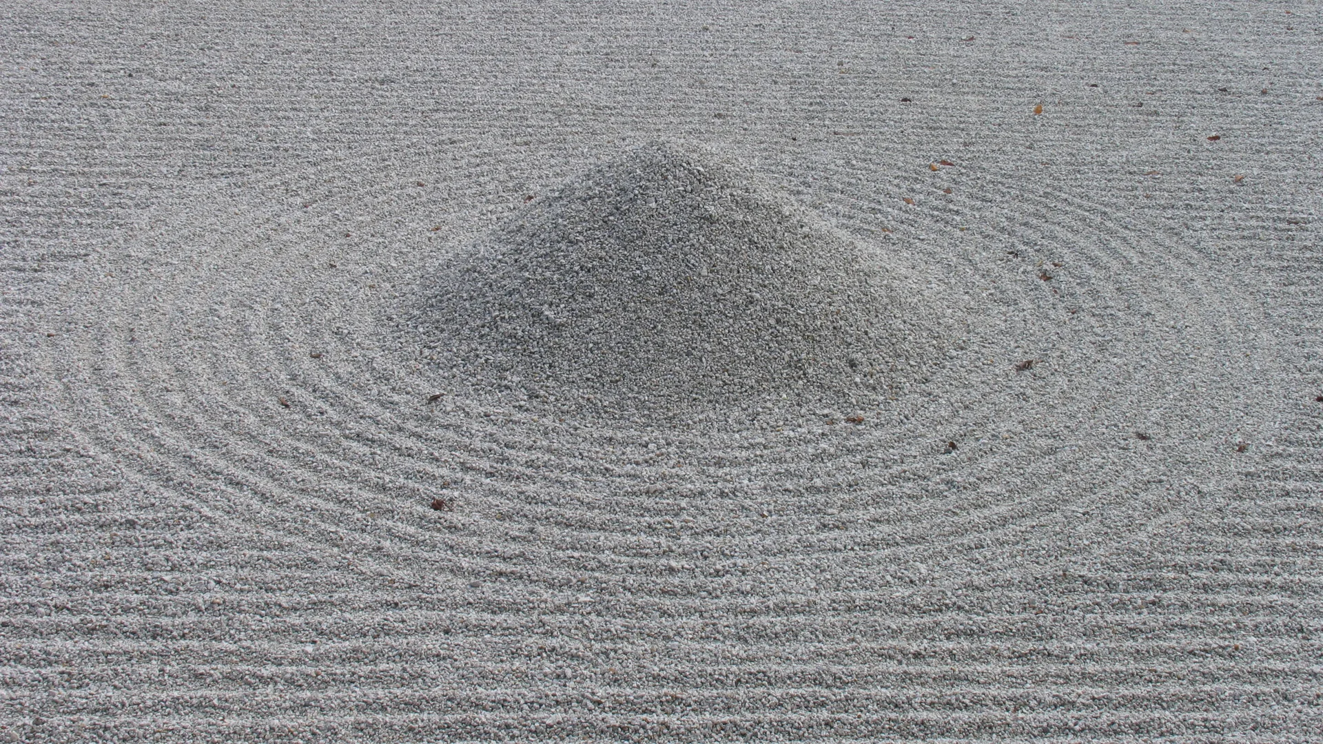 Jardim zen.